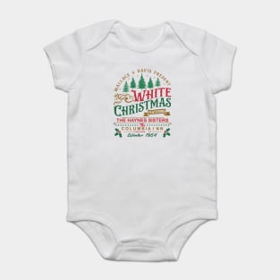 White Christmas Baby Bodysuit